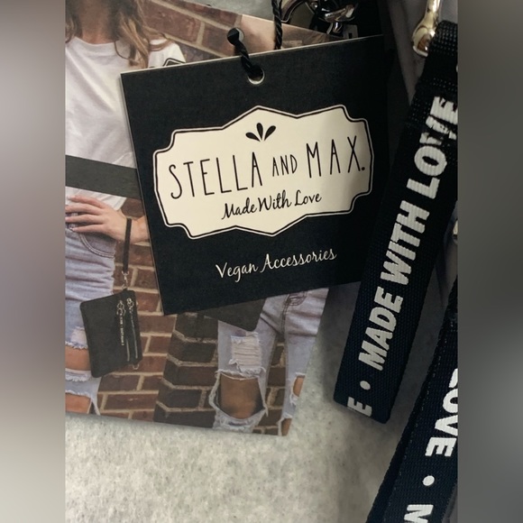 NWT STELLA & MAX TWISTED CROSSBODY & WRISTLET w/SAFEKEEPER LINING PLUS CHARGER - Picture 8 of 10